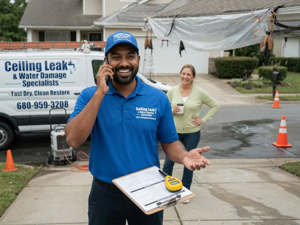 Ceiling Leak Cleanup Fiskeville, RI FAQs
